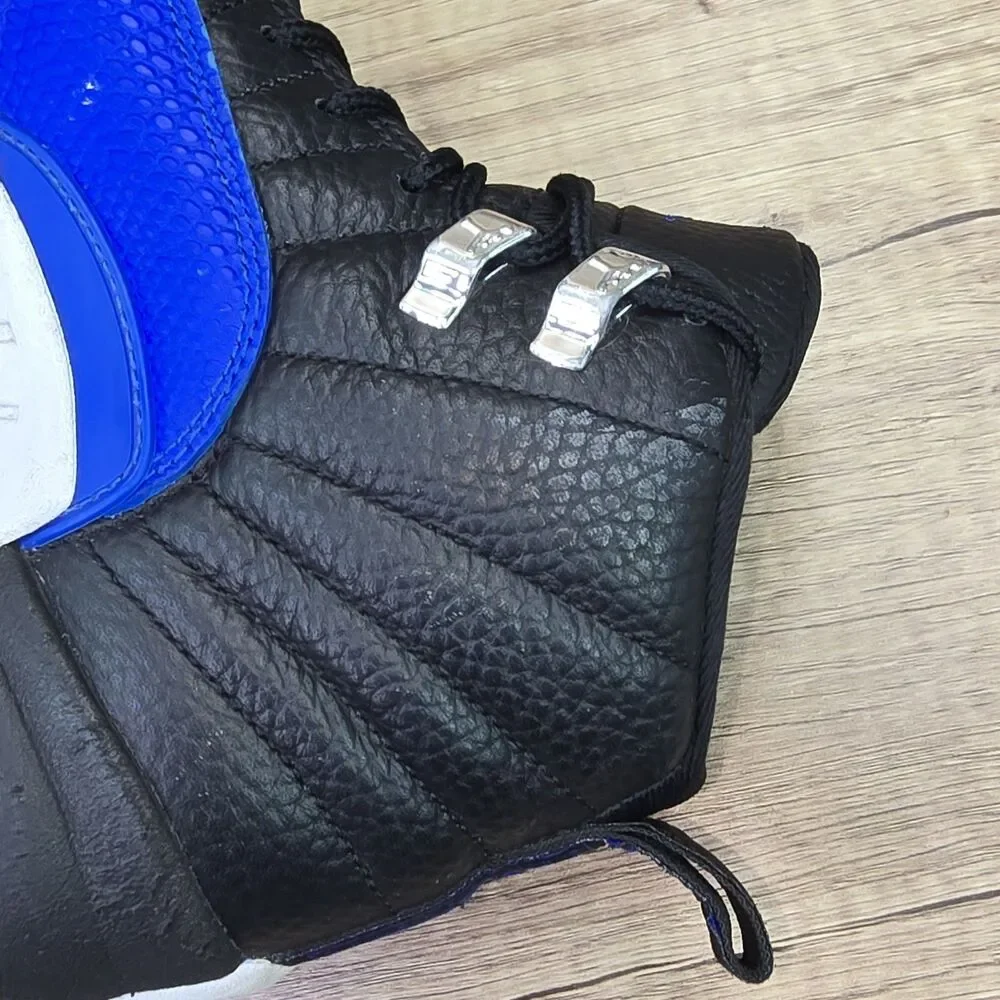 Nike Air Jordan 12 Retro Hyper Royal Women's Sz 6 Black Blue Shoes (AO6068-004)